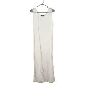 Bodil Women's 100% Bemberg Rayon Lightweight Sleeveless Midi Dress - M